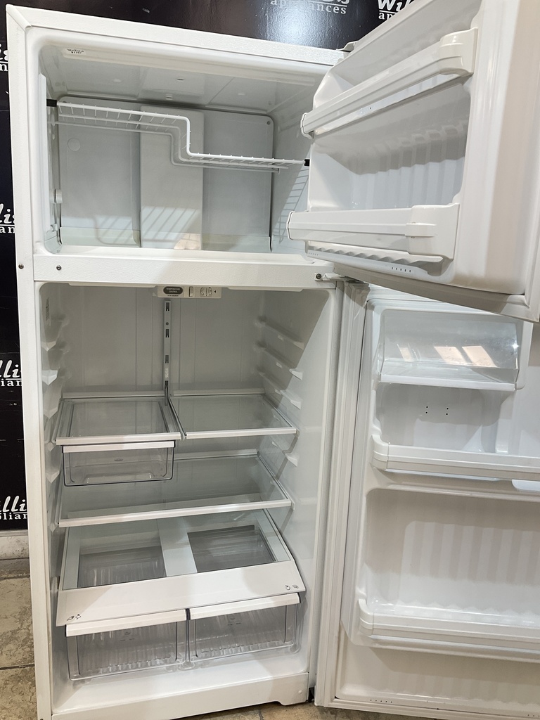 Hotpoint Used Refrigerator Top and Bottom 28x64 1/2” (White ) 