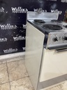Ge Used Electric Stove 220volts (40/50 AMP) 21inches {3 prong} (Bisque/Stainless)