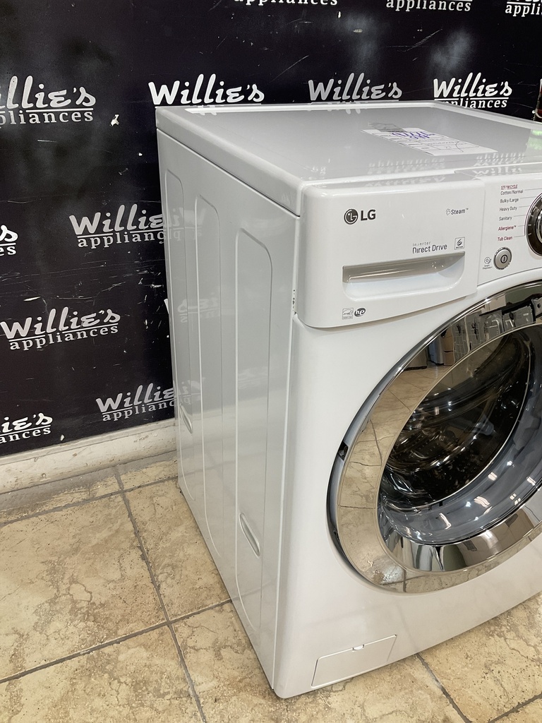 Lg Used Washer front-load 27inches (White) 