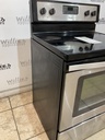 Whirlpool Used Electric Stove 220volts (40/50 AMP) 30inches {no cord} (Stainless Steel) 