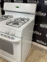 Ge Used Natural Gas Stove 30inches (White) 