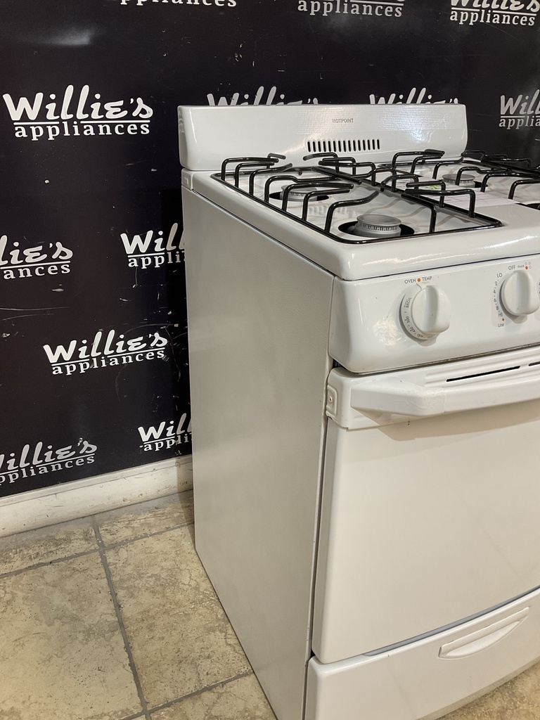 Hotpoint Used Natural Gas Stove 24inches (White) 