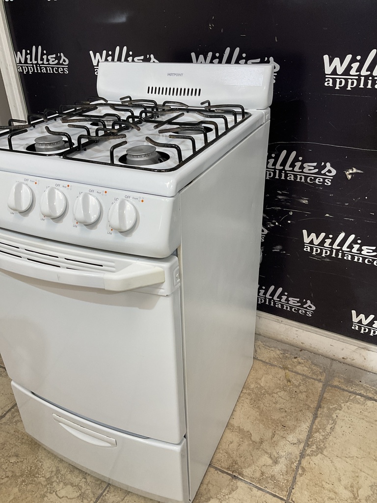 Hotpoint Used Natural Gas Stove 20inches (White) 