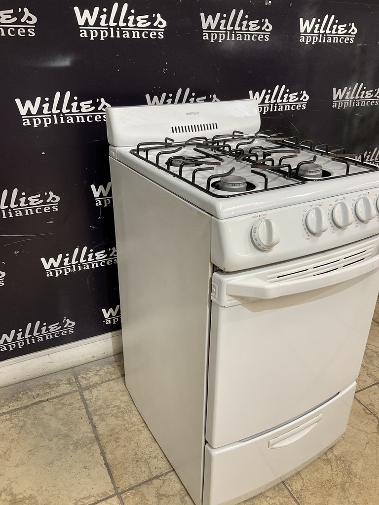 Hotpoint Used Natural Gas Stove 20inches (White) 