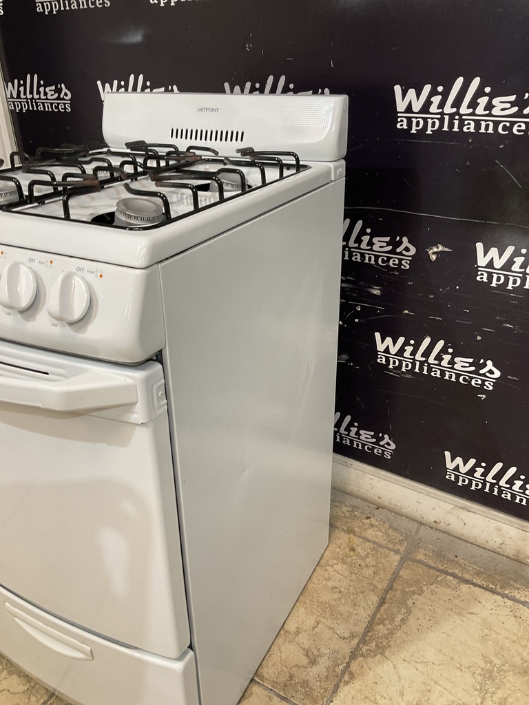Hotpoint Used Natural Gas Stove 20inches (White) 