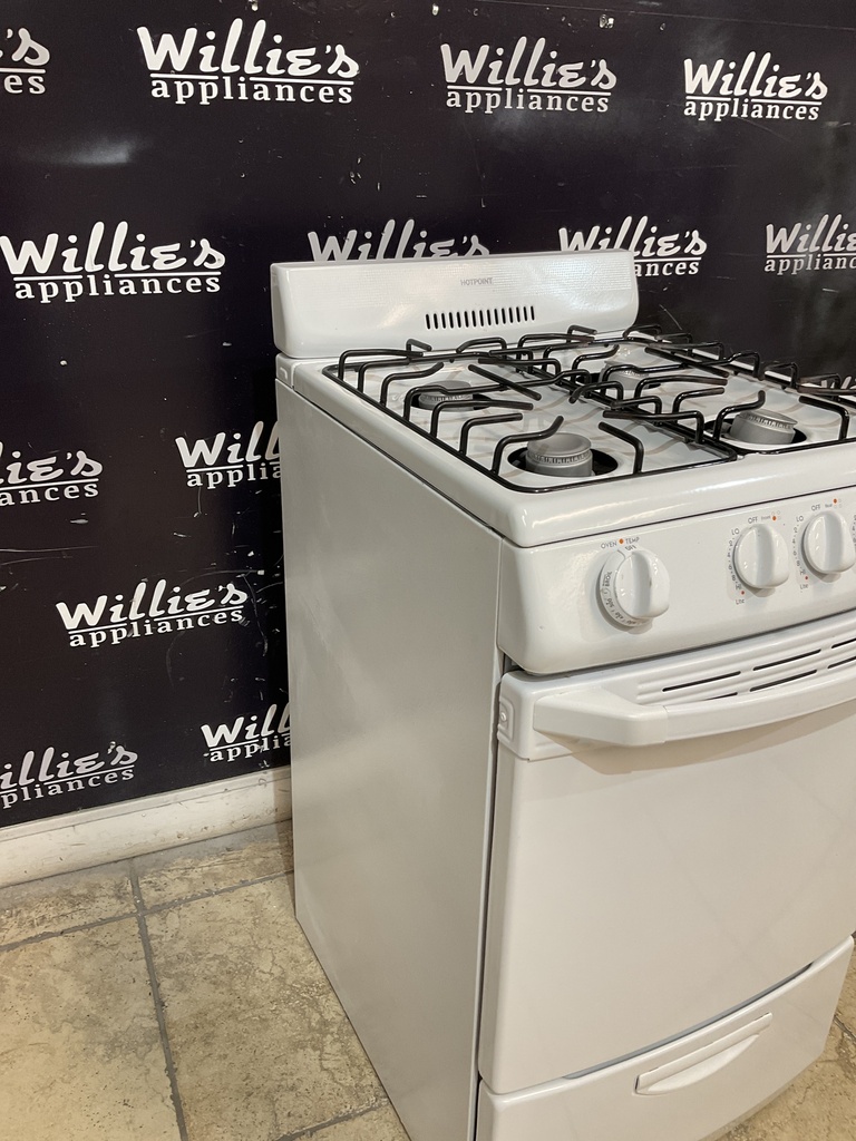 Hotpoint Used Natural Gas Stove 20inches (White) 