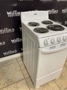 Summit Used Electric Stove 220volts (40/50 AMP) 19 1/2” {3 prong} (White) 