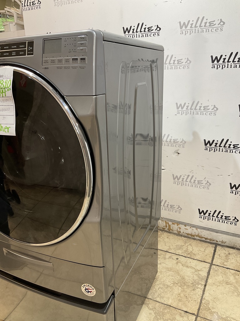 Whirlpool Used Washer Front-load 27inches (Grey)