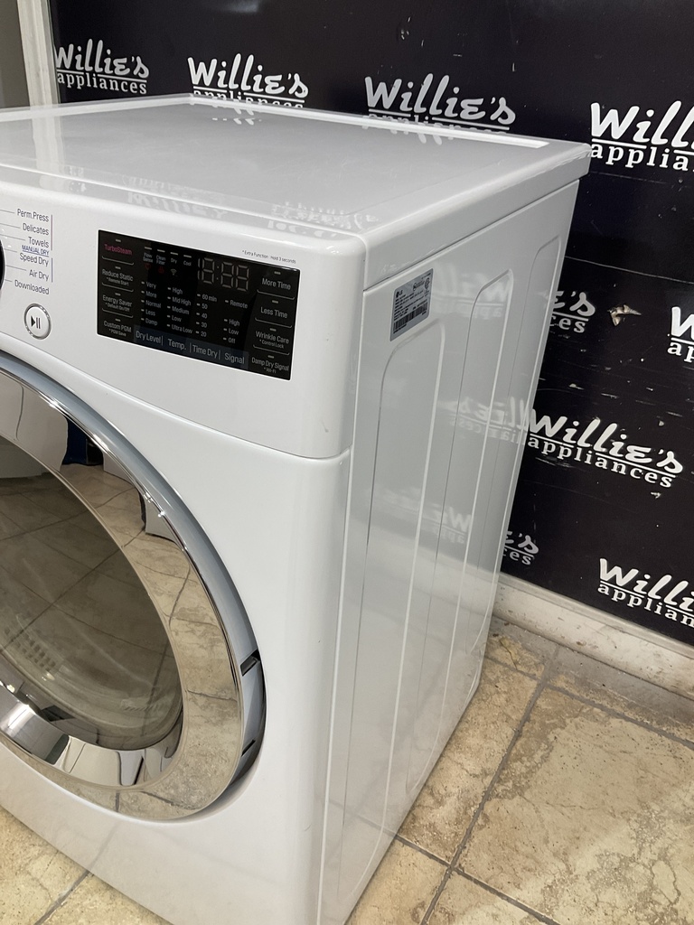 Lg Used Electric Dryer 220volts (30 AMP) 27inches {4 prong} (White) 