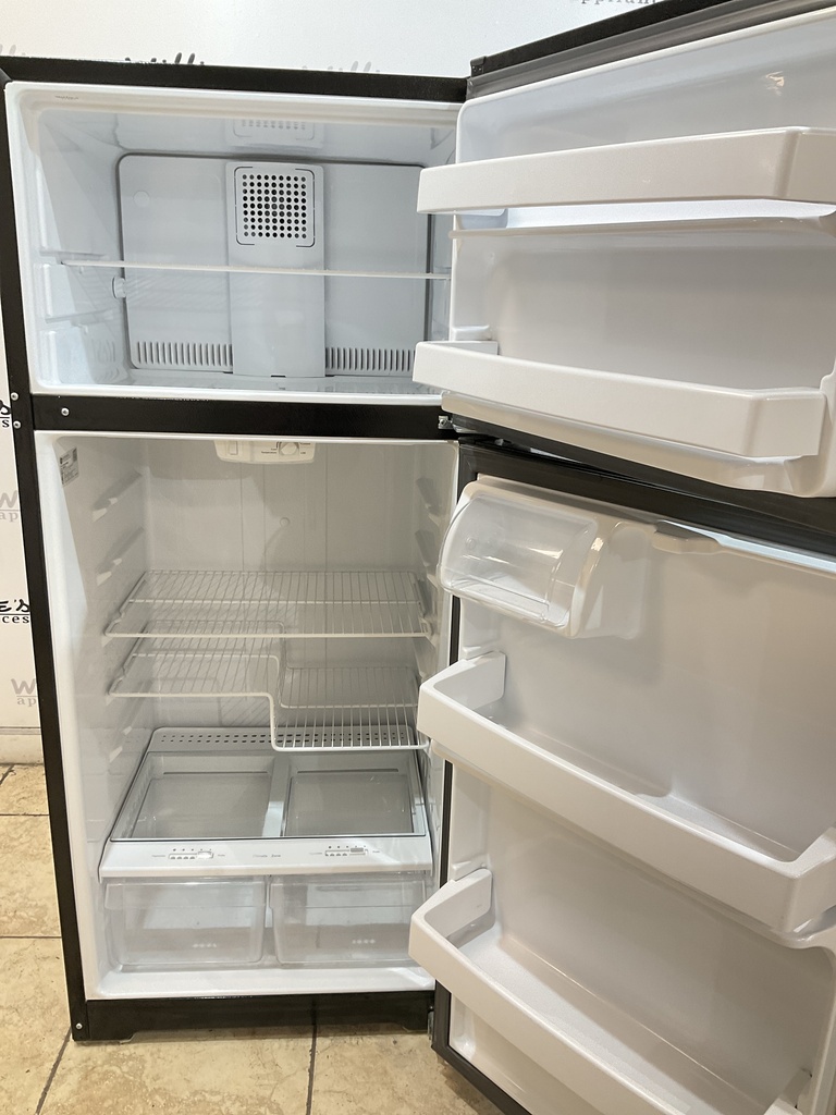 Ge Used Refrigerator Top and Bottom 28x64 1/2” (Black) 