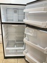 Ge Used Refrigerator Top and Bottom 28x64 1/2” (Black) 