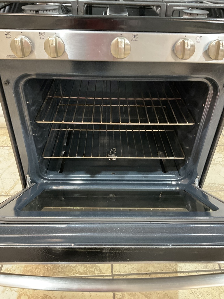 Ge Used Natural Gas Stove 30inches (Stainless Steel) 