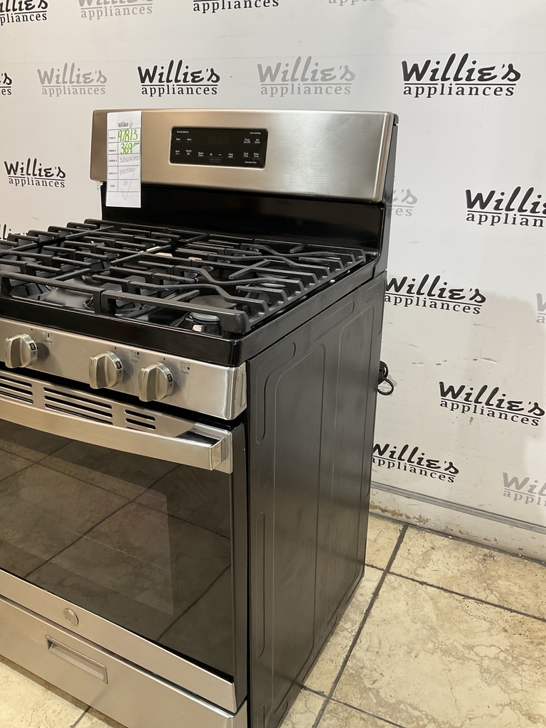 Ge Used Natural Gas Stove 30inches (Stainless Steel) 