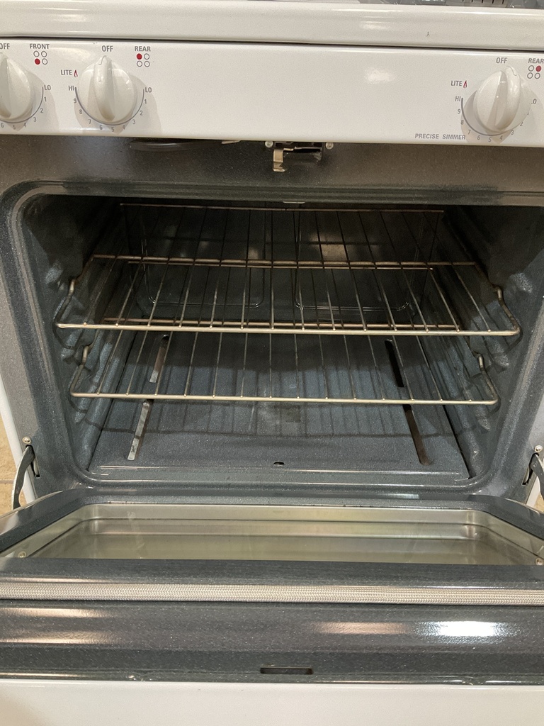 Ge Used Natural Gas Stove 30inches (White) 