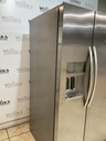 KitchenAid Used Refrigerator Side by Side 36x68 1/2” (Stainless Steel)
