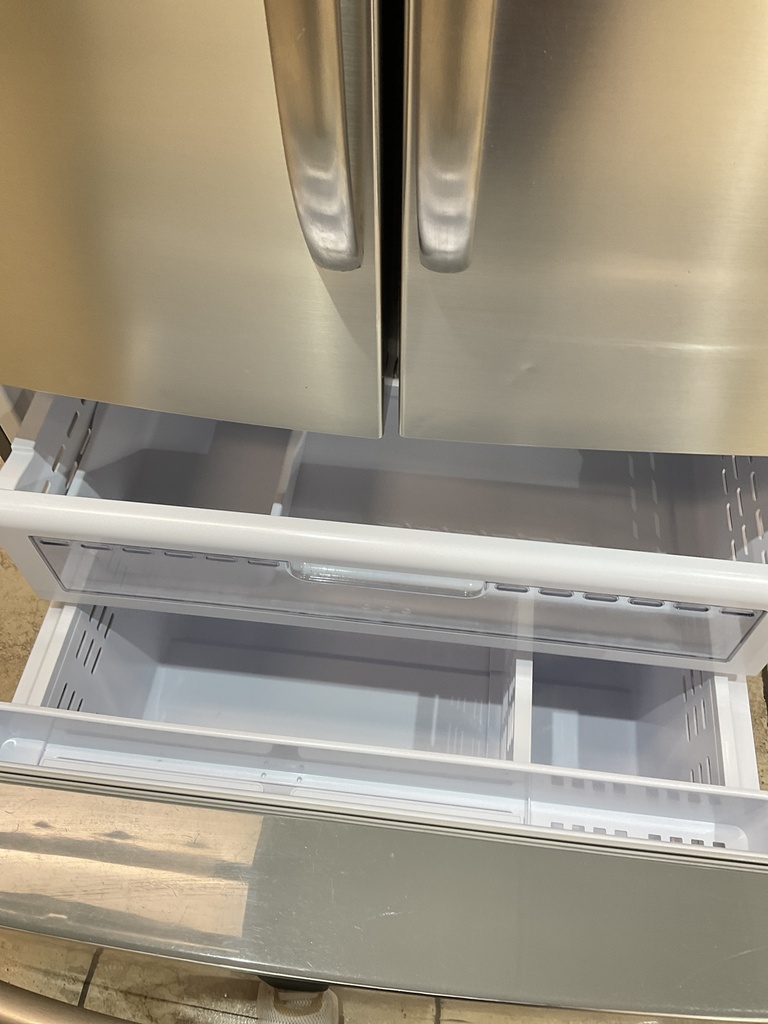 Ge Used Refrigerator French Door 36x70 1/2” (Stainless Steel) 