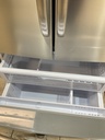 Ge Used Refrigerator French Door 36x70 1/2” (Stainless Steel) 