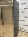 Ge Used Refrigerator Side by Side 36x69 (Stainless Steel) 