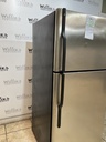 Ge Used Refrigerator Top and Bottom 30x66 1/2” (Stainless Steel) 