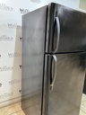 Frigidaire Used Refrigerator Top and Bottom 30x65 1/2” (Black) 