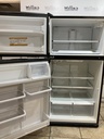 Whirlpool Used Refrigerator Top and Bottom 33x65 1/2” (Stainless Steel) 