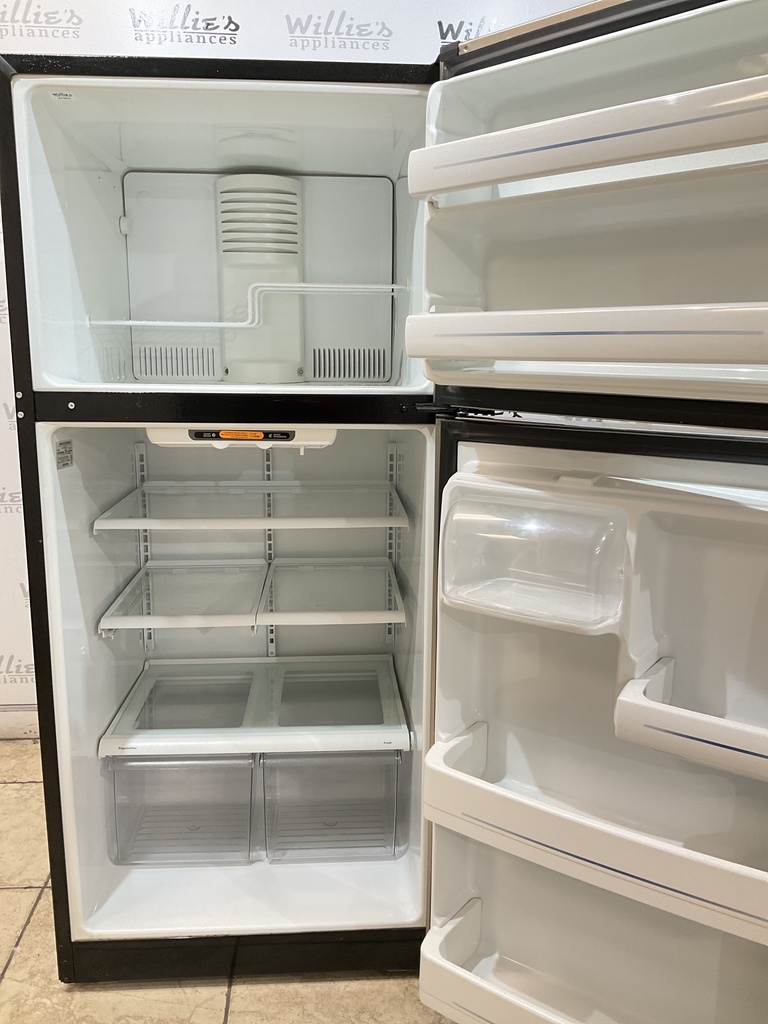 Ge Used Refrigerator Top and Bottom 30x66 1/2” (Stainless Steel) 
