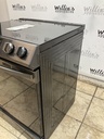 Samsung Used Electric Stove 220volts (40/50 AMP) 30inches {4 prong} (Black Stainless)