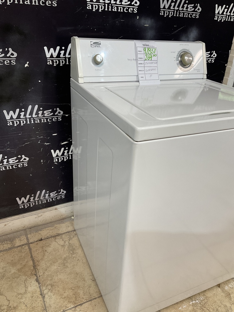 Estate Used Washer Top-load 27inches (White) 