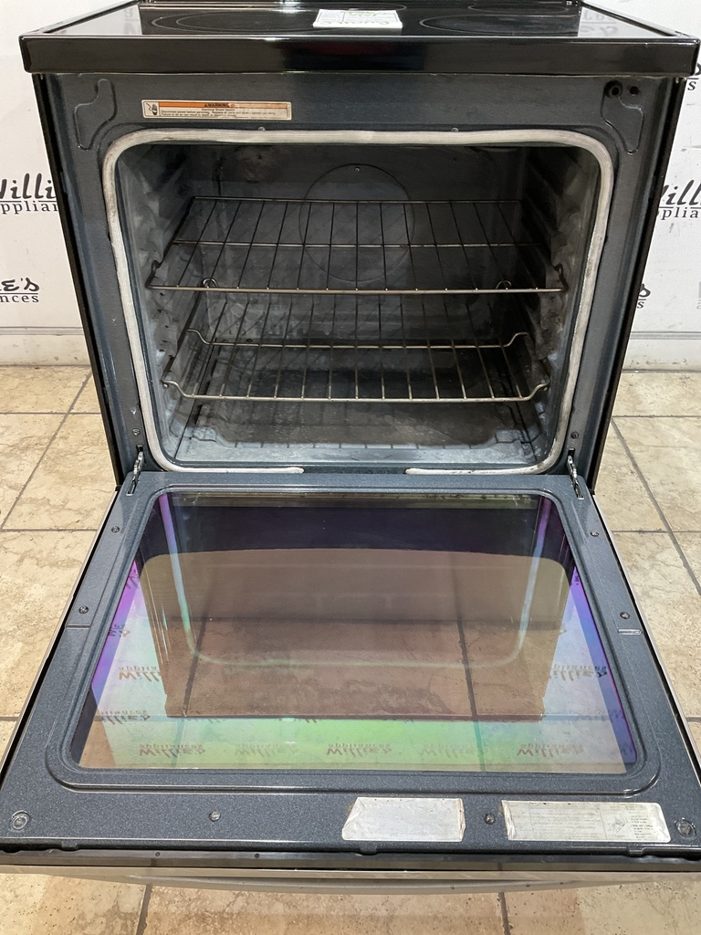 Maytag Used Electric Stove 220volts (40/50 AMP) 30inches {3 prong} (Stainless steel) 