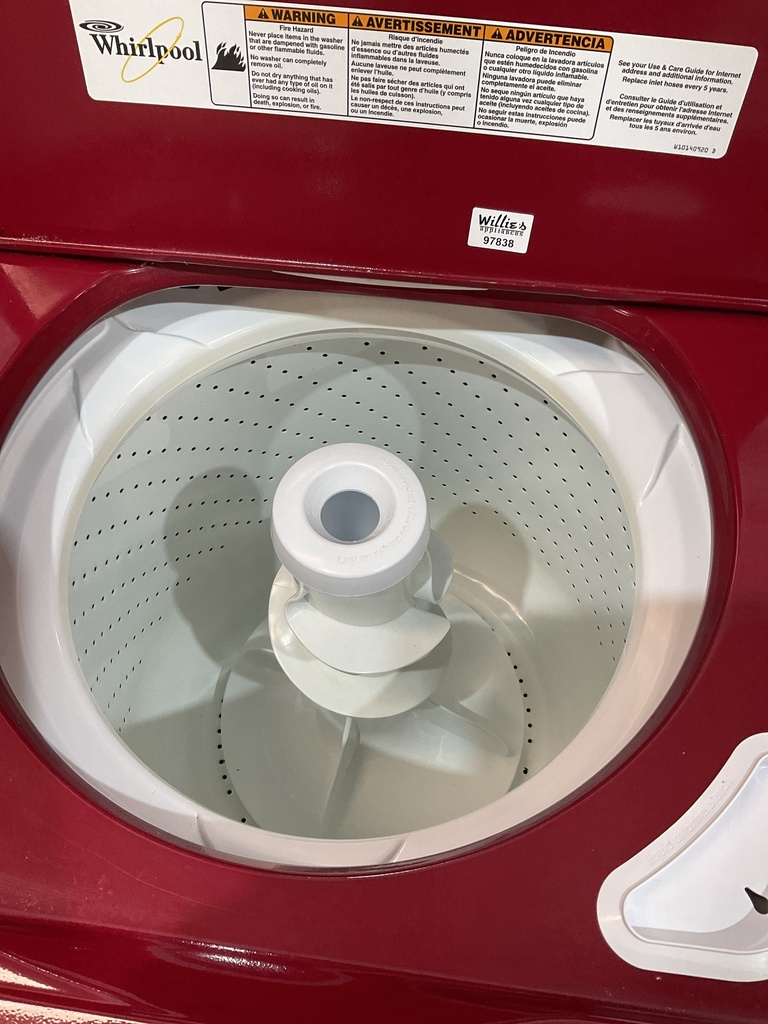 Whirlpool Used Washer Top-load 27inches (Red) 