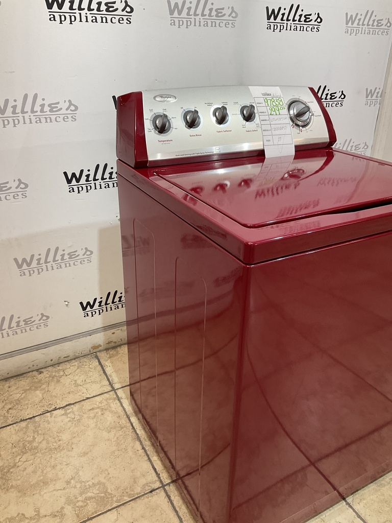 Whirlpool Used Washer Top-load 27inches (Red) 