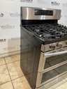 Samsung Used Natural Gas Stove Double Oven 30inches (Stainless Steel) 