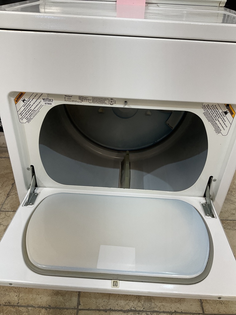 Whirlpool Used Natural Gas Dryer 29inches (White) 