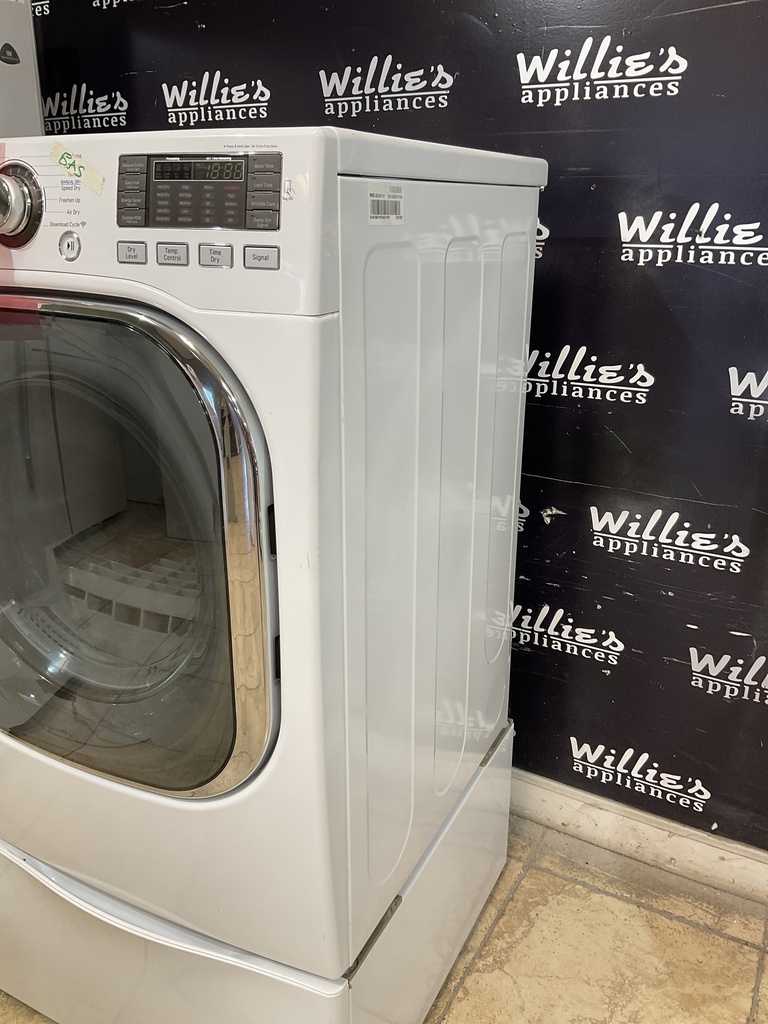 Lg Used Natural Gas Dryer 27inches (White)  