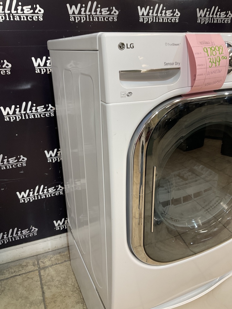 Lg Used Natural Gas Dryer 27inches (White)  