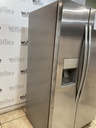 Whirlpool Used Refrigerator Side by Side 36x68 1/2” (Stainless Steel)