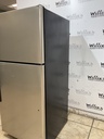 Ge Used Refrigerator Top and Bottom 30x66 1/2” (Stainless Steel) 