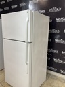 Ge Used Refrigerator Top and Bottom 28x61 1/2” (White) 
