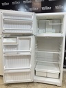 Ge Used Refrigerator Top and Bottom 28x67 (White) 