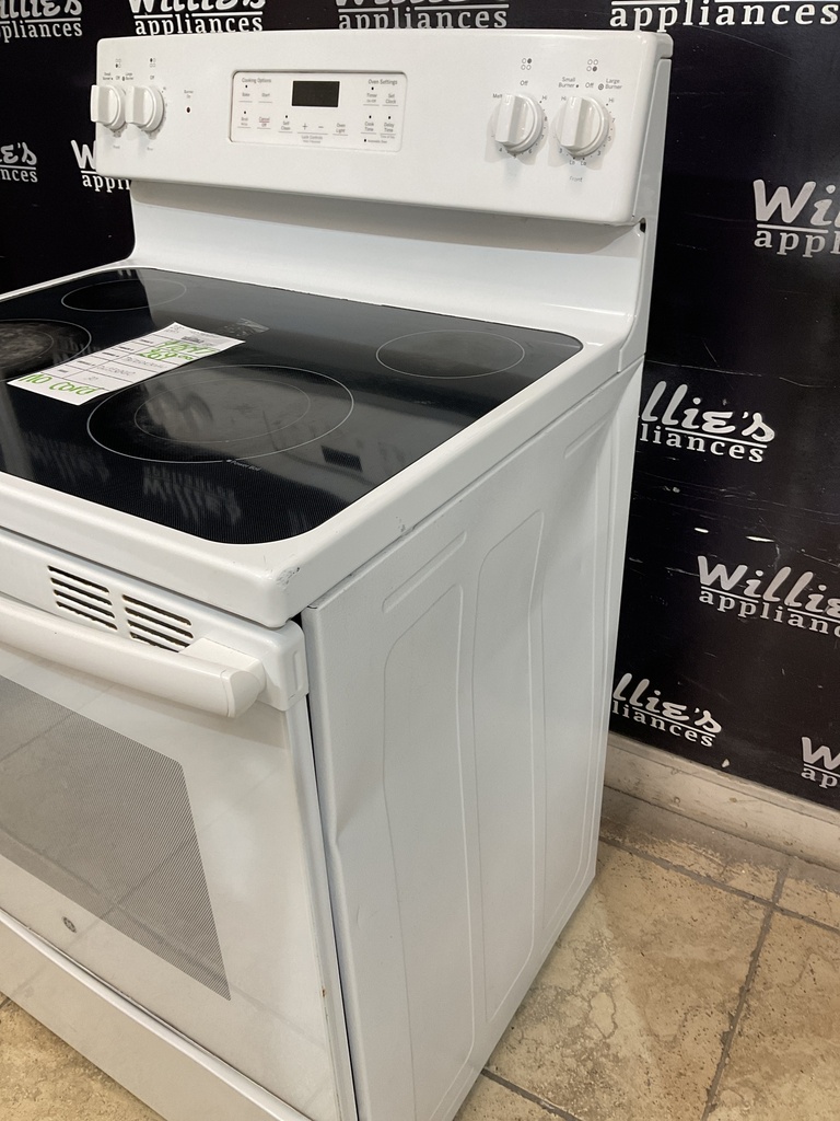 Ge Used Electric Stove 220volts (40/50 AMP) 30inches {no cord} (White) 