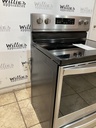 Whirlpool Used Electric Stove 220volts (40/50 AMP) 30inches {3 prong} (Stainless Steel)