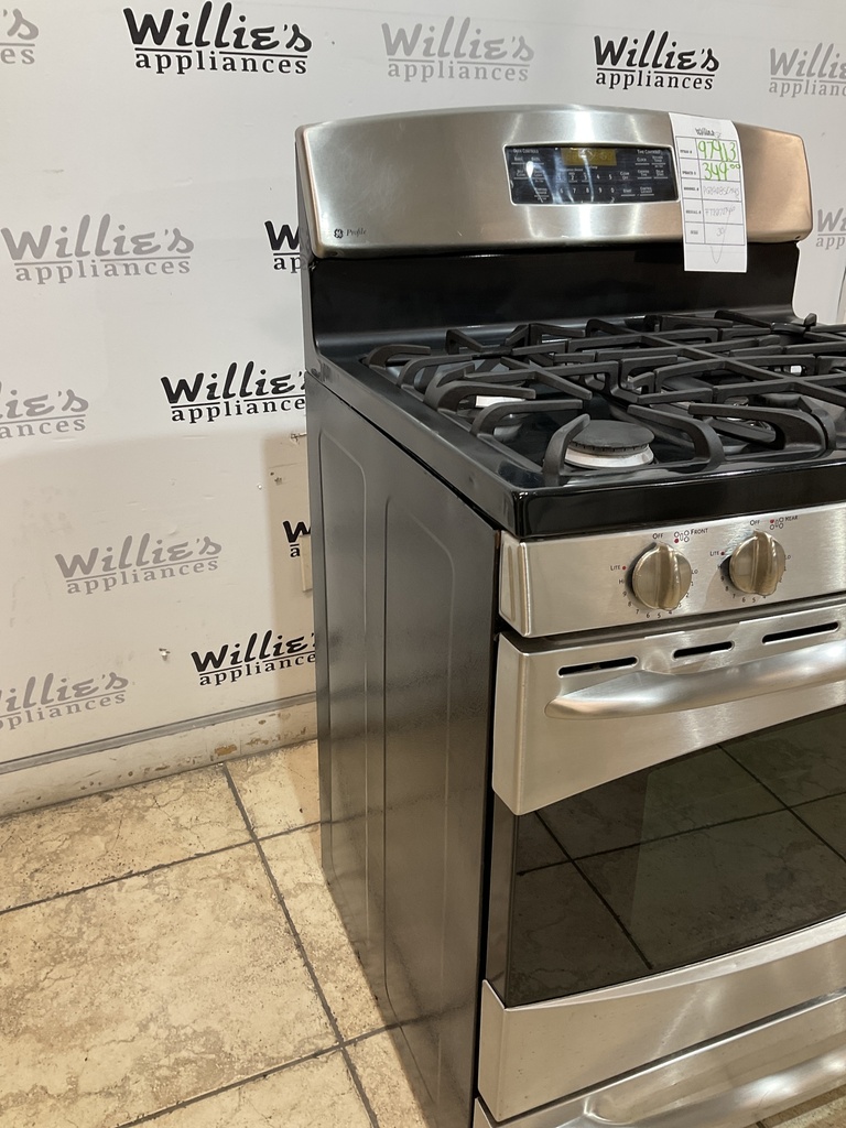 Ge Used Natural Gas Stove 30inches (Stainless Steel) 