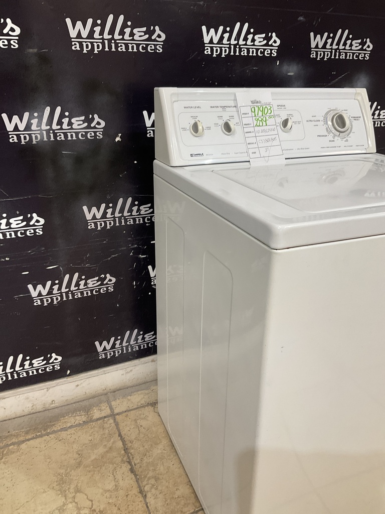 Kenmore Used Washer Top-load 27inches (White) 
