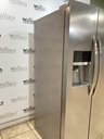 Frigidaire Used Refrigerator Side by Side 36x70 (White) 