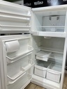 Frigidaire Used Refrigerator Top and Bottom 30x65 1/2” (White) 