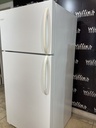 Frigidaire Used Refrigerator Top and Bottom 30x65 1/2” (White) 