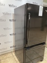 Whirlpool Used Refrigerator Top and Bottom Mount 30x65 1/2” (Black) 