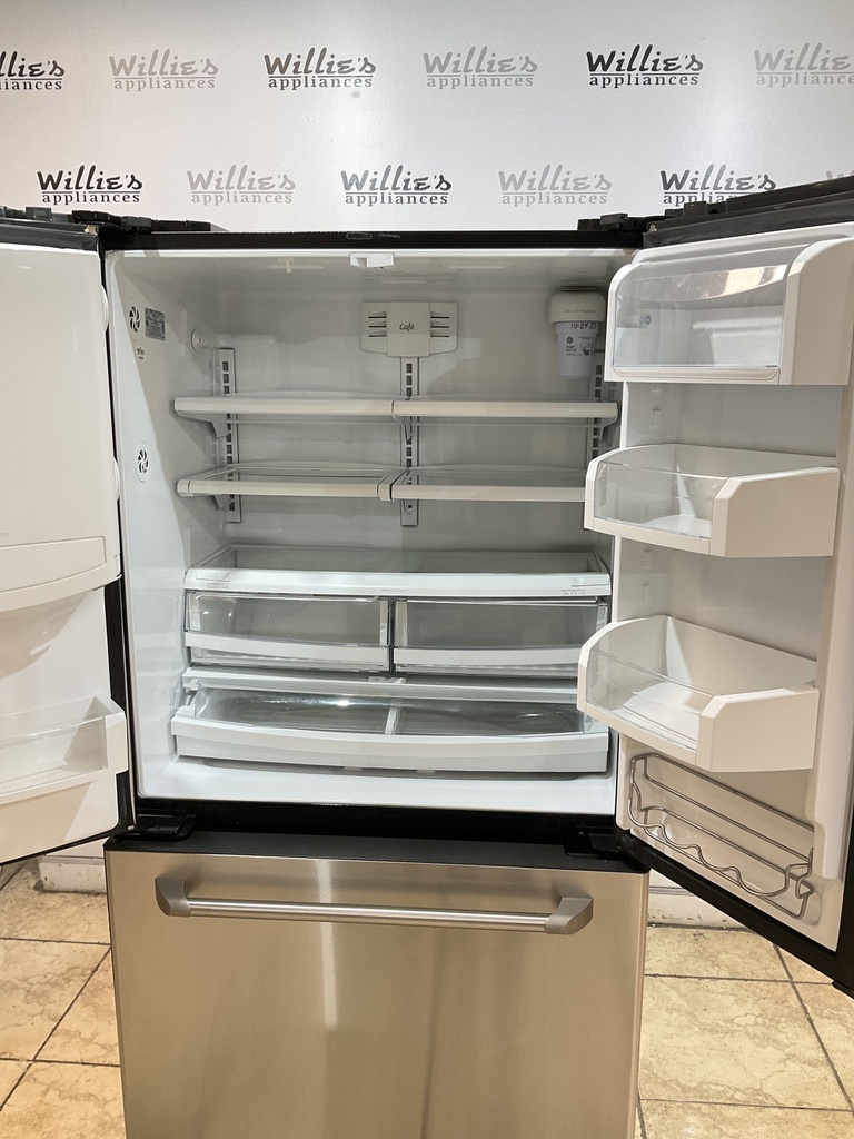 Ge Cafe Used Refrigerator French Door Counter Depth 36x70