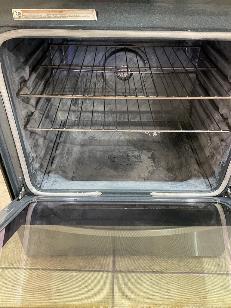 Whirlpool Used Electric Stove 220volts (40/50 AMP) 30inches {no cord} (Stainless Steel) 