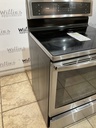 Ge Used Electric Stove 220volts (40/50 AMP) 30inches {3 prong} (Stainless Steel) 